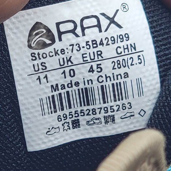 Rax Mens 11 Brown Wild WolfSchool Mid Venture Shoes Outdoor Hiking Trails main image 12